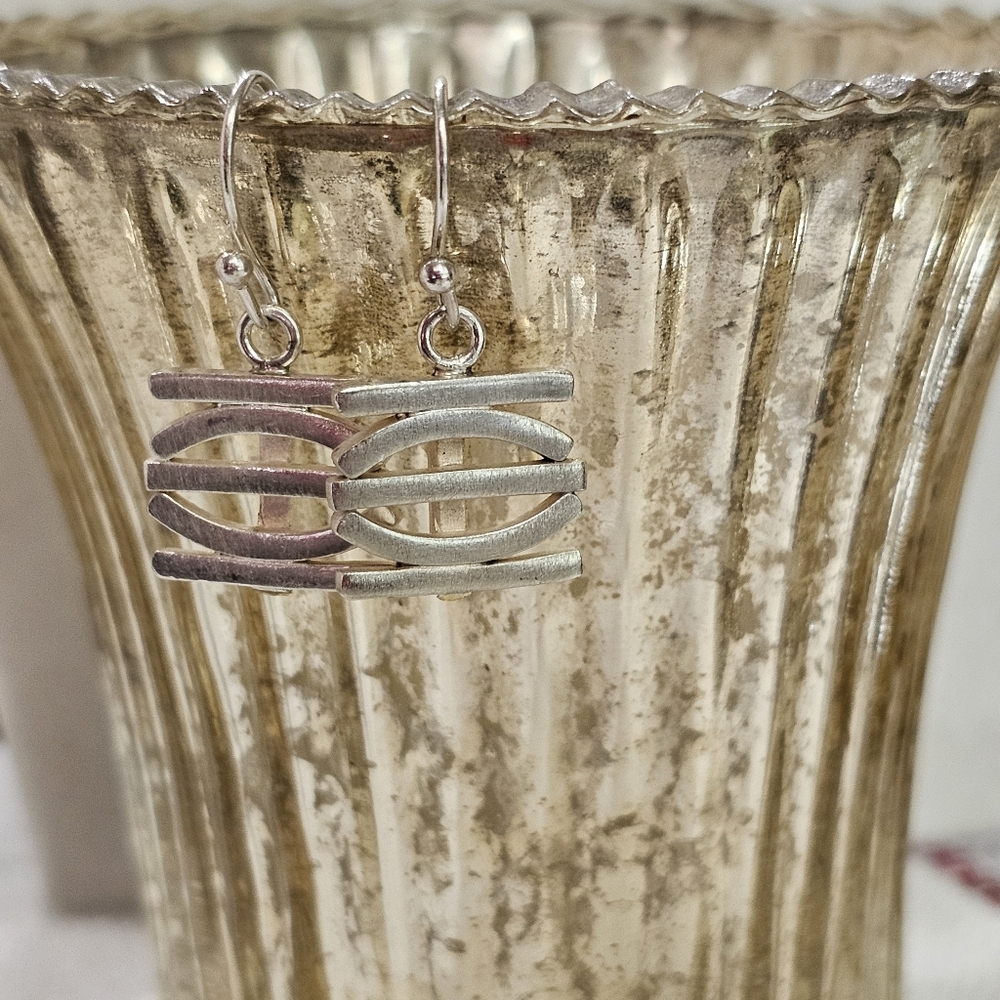 Heather Murray 925 Silver Garden Gate Earrings - Picture 8 of 11